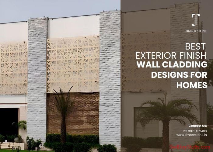 Jaipur Best Exterior Finish Wall Cladding Designs for Homes