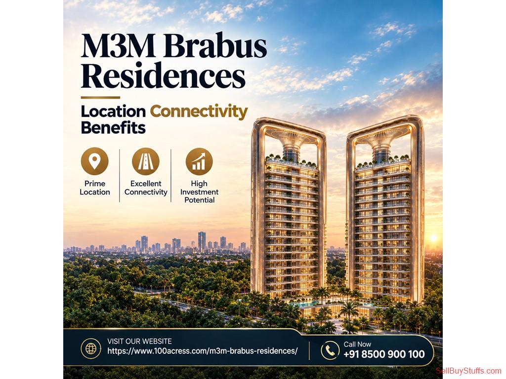 Gurgaon M3M Brabus Residences Luxury Flats for Sale in Gurgaon