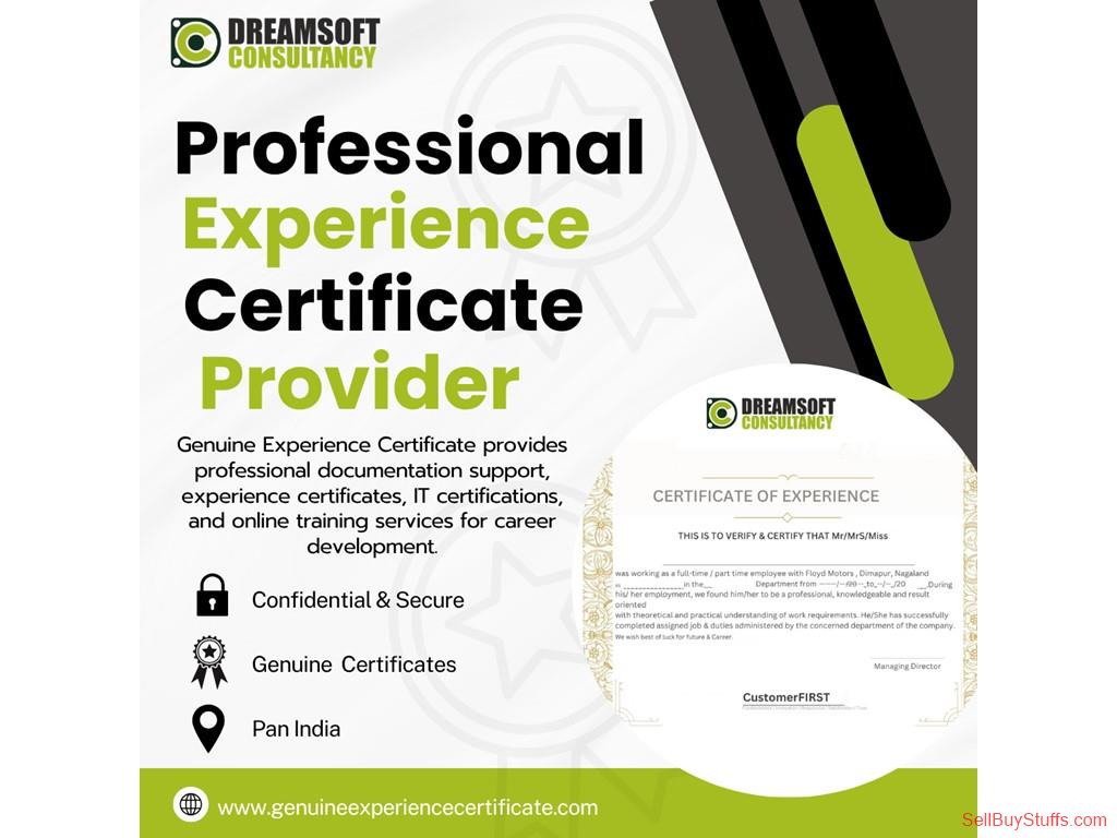Delhi Experience Certificate Provider in Delhi for Employees