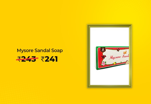 Pune Mysore Sandal Soap (3 x 150 g) @ Rs 241 Worth Rs 243