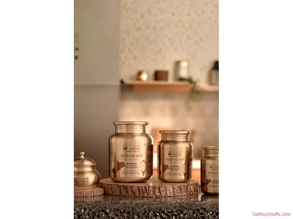 Ahmedabad Organic A2 Gir Cow Ghee Benefits | Bilona Ghee by Bharat Vedica