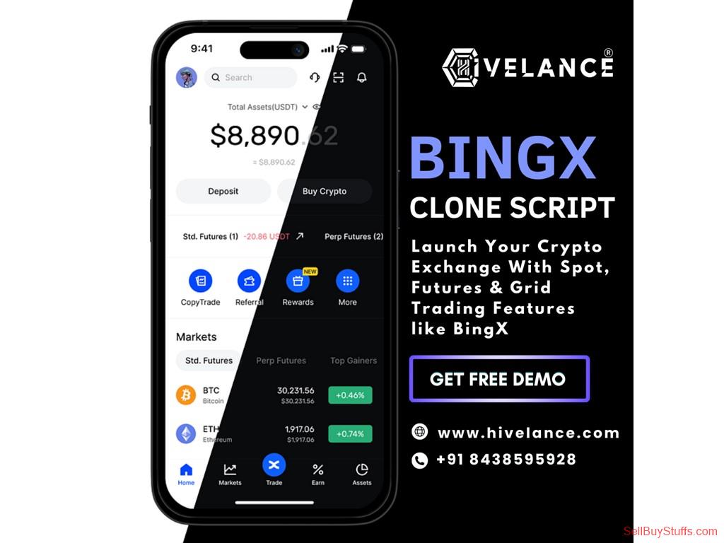 Ahmedabad Develop Your BingX Clone Script From Hivelance