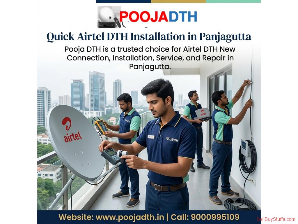 HYDERABAD-TELANGANA Quick Airtel DTH Installation in Panjagutta