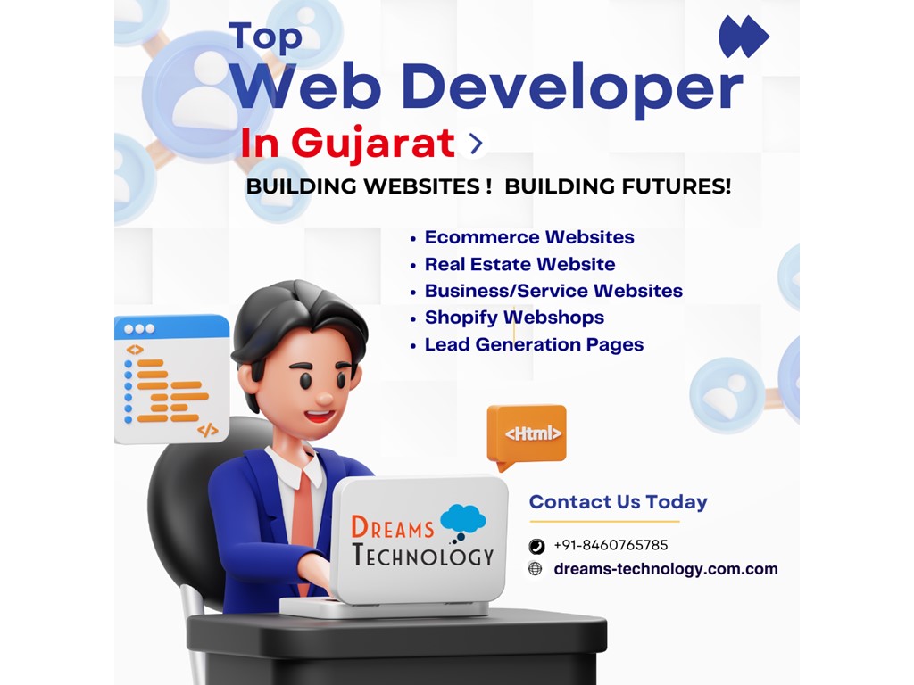 Gandhinagar top web development service in gujarat