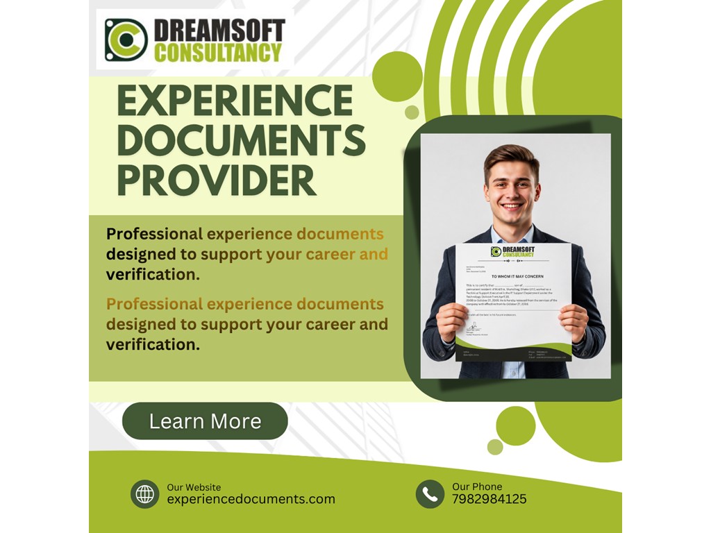 Australia Classifieds We provide professional experience certificates