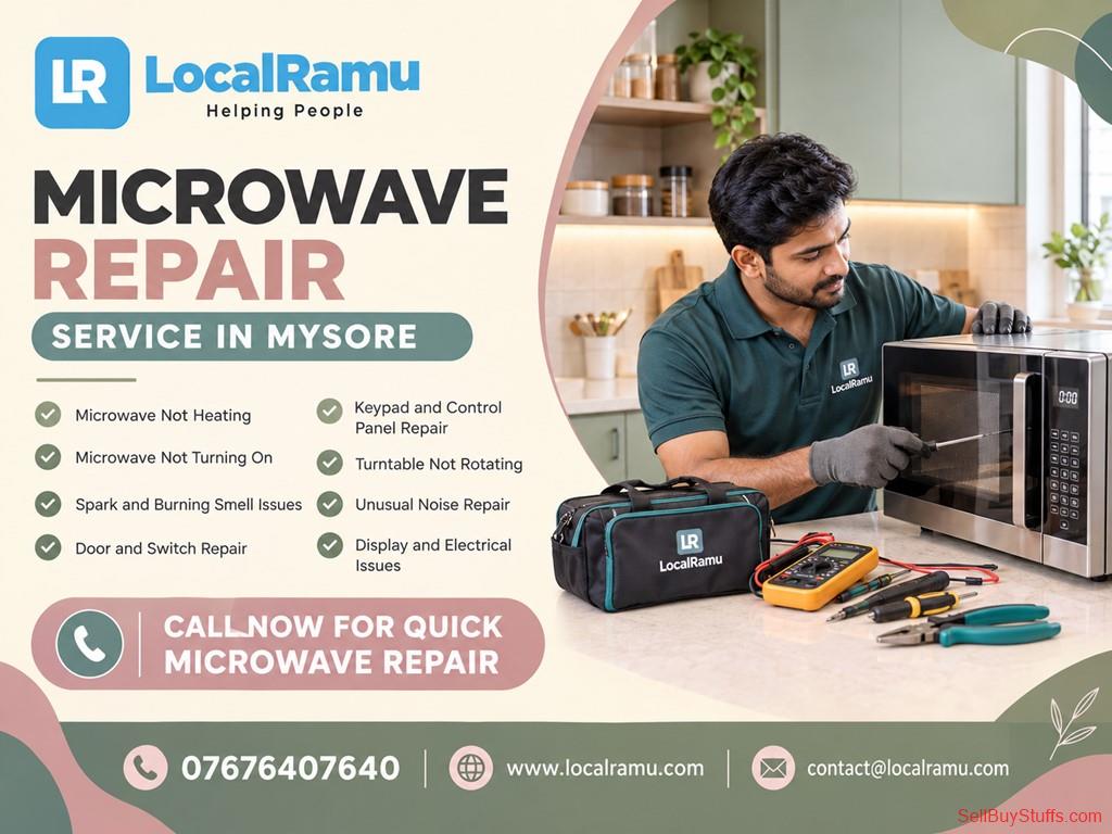 Mysore Get Professional Microwave Repair Service in Mysore with LocalRamu