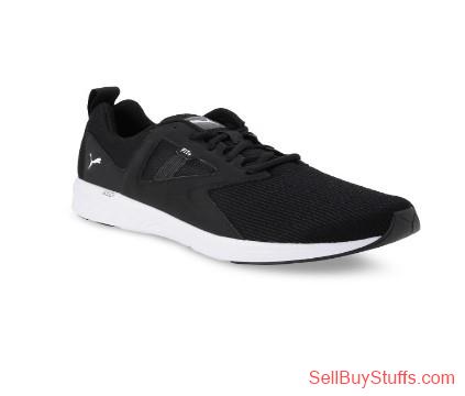 Mumbai Puma Unisex Black NRGY Asteroid Running Shoes