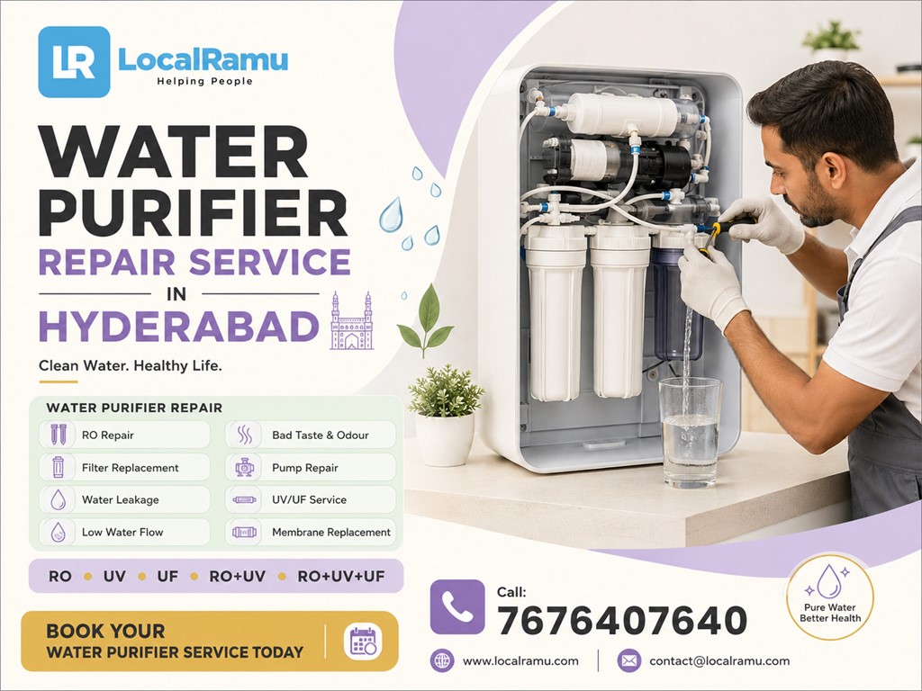 Australia Classifieds Trusted Water Purifier Repair and Installation Service in Hyderabad at LocalRamu