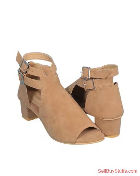 Mumbai Heeled Sandals with Dual Ankle Straps