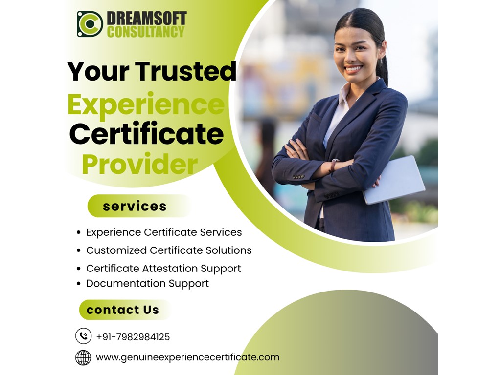 Australia Classifieds Genuine Experience Certificate Provider in Pune for Employees
