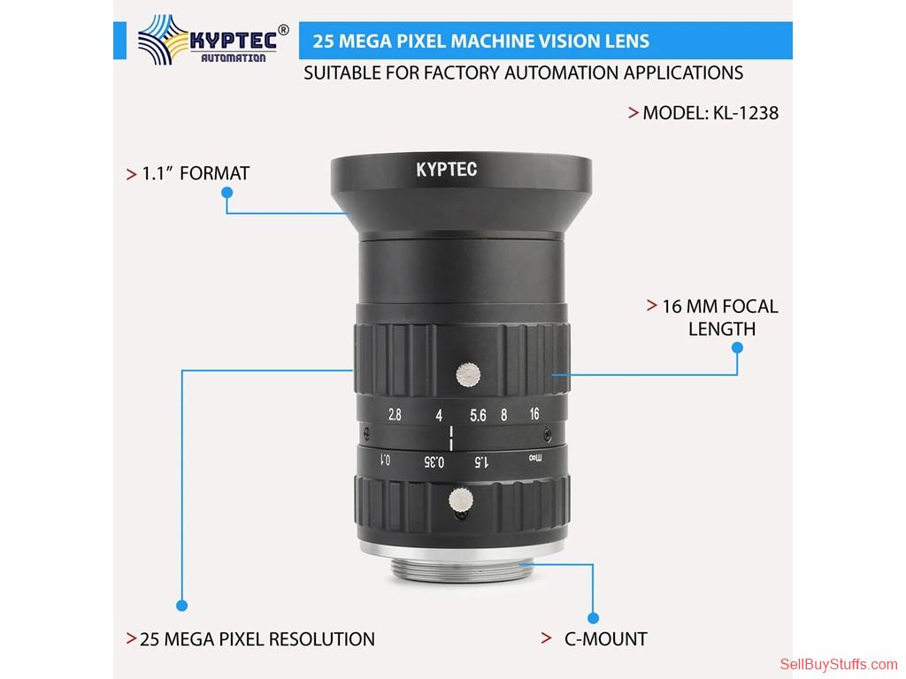 Delhi 16 MM 25 MP Precision-Inspection Machine Vision Lens for 1.1-Inch Industrial Cameras | C-Mount – Kyptec Automation®