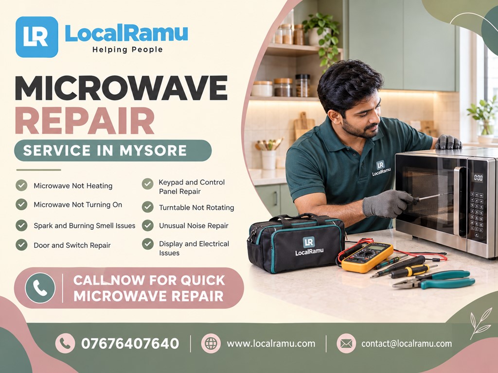 Australia Classifieds Get Professional Microwave Repair Service in Mysore with LocalRamu