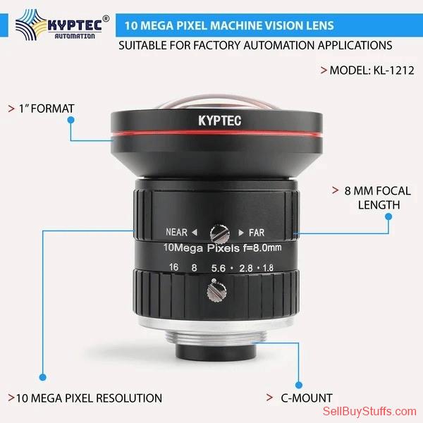 Australia Classifieds 8 MM 10 MP Wide-Field Machine Vision Lens for 1-Inch C-Mount Cameras