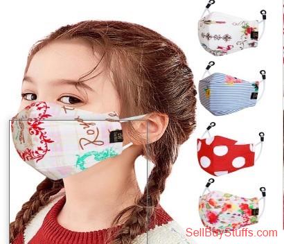 Mumbai Myntra New-CENWELL Kids Pack Of 5 Multi Printed 6-Ply Pure Cotton Reusable 3D Cloth Face Masks