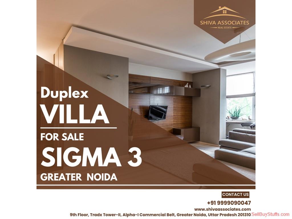 Greater Noida Duplex Villa For Sale in Sigma 3, Greater Noida! 