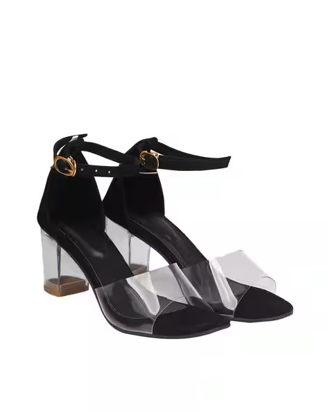Mumbai Ankle-Strap Block Heeled Sandals