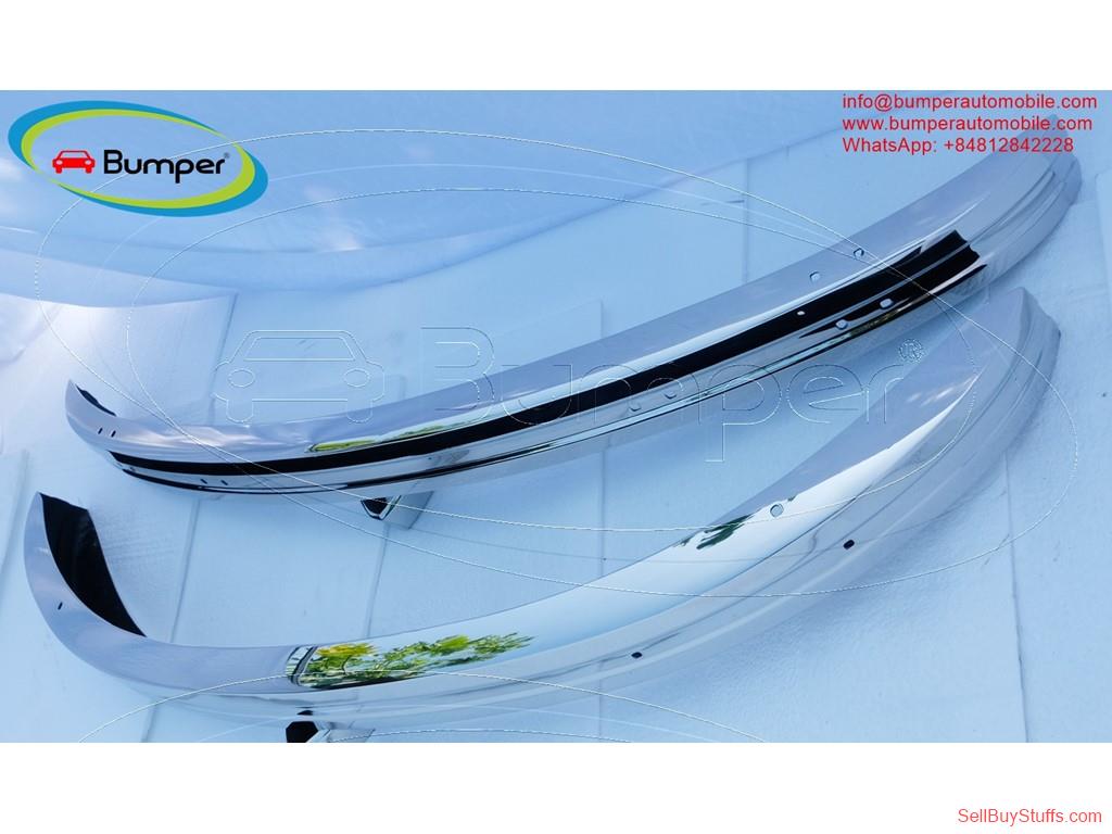 Delhi Volkswagen Beetle bumper type (1968-1974) by stainless steel  (VW Käfer Stoßfänger satz) new