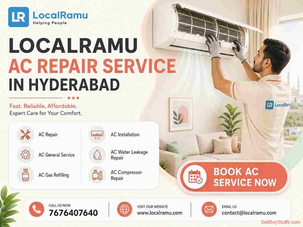 HYDERABAD-TELANGANA Stay Cool with LocalRamu AC Repair Service in Hyderabad