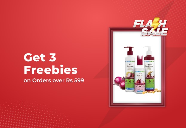 Mumbai Get 3 Haircare Freebies on Orders over Rs 599